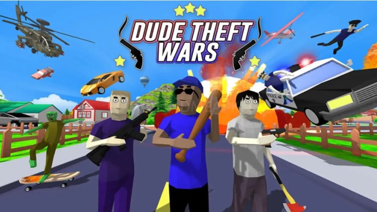 Dude Theft Wars Mod Apk For Android v0.9.0.9B2(Unlimited Money, Free Rewards)